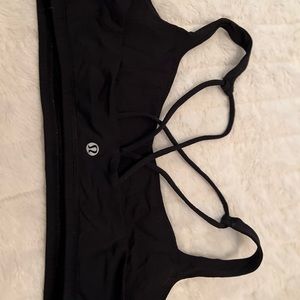 Lulu Lemon Bra Size 10 black